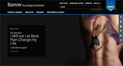 Desktop Screenshot of barrowneuro.org